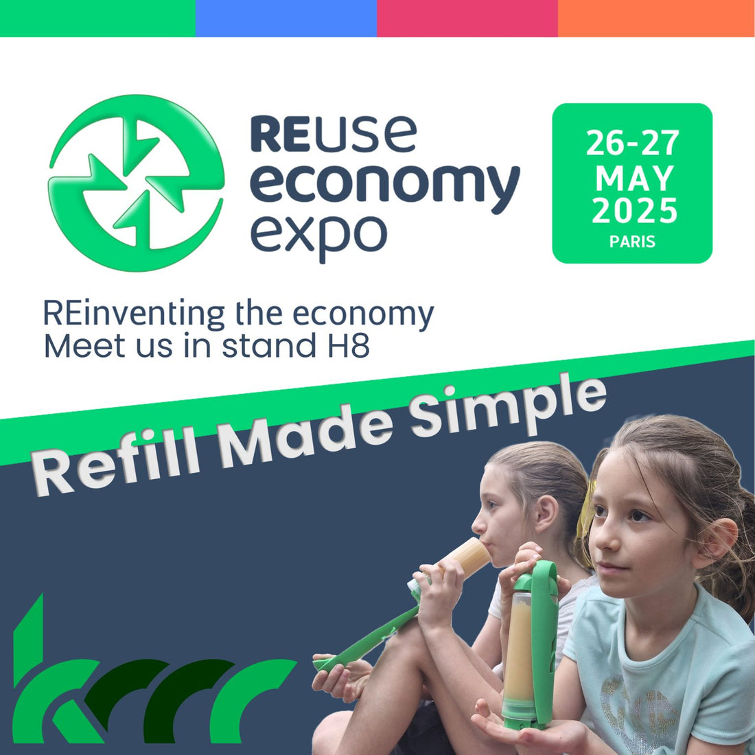 Meet koor at the Reuse Economy Expo in Paris! 26 & 27 May 2025