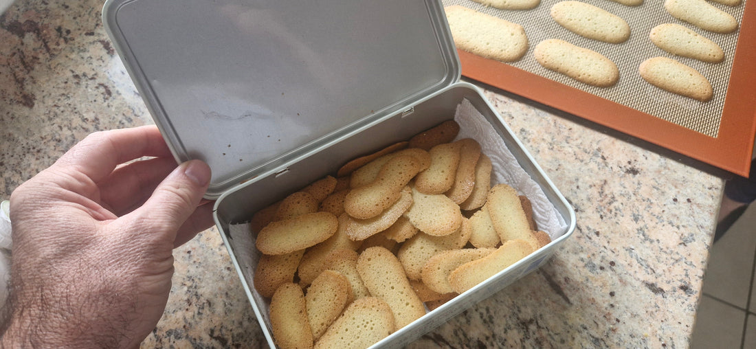 Recipe - Homemade "Langues de chat" Biscuits
