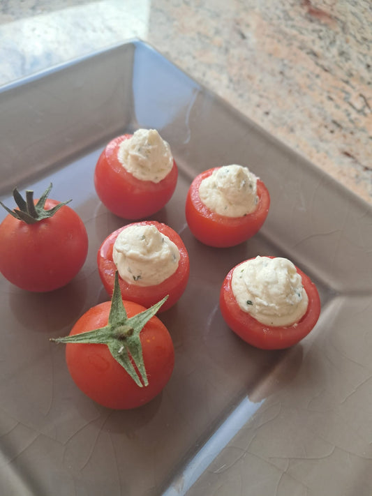 Three Irresistible Spreads to Fill Cherry Tomatoes: A Simple, Elegant Appetizer